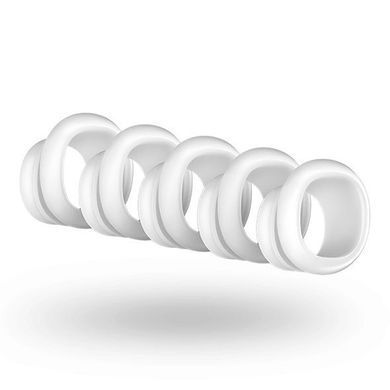 Запасная насадка для вакуумного стимулятора Satisfyer Penguin Climax Tips, Білий