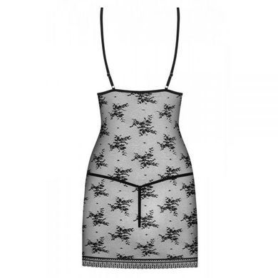 Сорочка і стрінги чорні Jennifairy chemise S / M