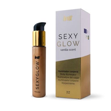 Крем-шимер для тіла Intt Sexy Glow (60 мл) з ароматом ванілі та олією ши