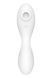 Вакуумный смарт-стимулятор с вибрацией Satisfyer Curvy Trinity 5 (White), управление со смартфона