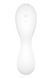 Вакуумный смарт-стимулятор с вибрацией Satisfyer Curvy Trinity 5 (White), управление со смартфона