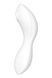 Вакуумный смарт-стимулятор с вибрацией Satisfyer Curvy Trinity 5 (White), управление со смартфона