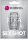 Покет-мастурбатор Dorcel Sex Shot Xtra, Прозрачный