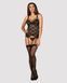 Комплект корсет з трусиками Obsessive 860-COR-1 чорний, S/M