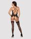 Комплект корсет з трусиками Obsessive 860-COR-1 чорний, S/M
