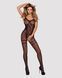 Бодистокинг Obsessive Bodystocking F213 XL/XXL, имитация кружевного боди и резинки для чулок
