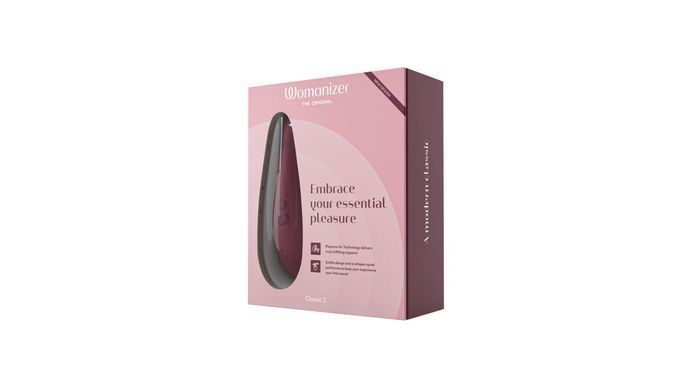 Вакуумний кліторальний стимулятор Womanizer Classic 2 - Bordeaux