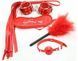 Набір для БДСМ ігор Mini Set Light, Red