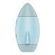 Вакуумный стимулятор с вибрацией Satisfyer Mission Control Blue, 2 независимых мотора