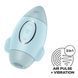 Вакуумный стимулятор с вибрацией Satisfyer Mission Control Blue, 2 независимых мотора