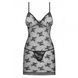 Сорочка і стрінги чорні Jennifairy chemise S / M