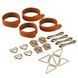 Набор для связывания LOCKINK Hogtie Set - Brown
