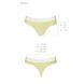 Спортивные трусики-стринги Passion PS007 PANTIES yellow, size L