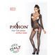 Бодистокинг Passion BS031 white, комбинезон с открытой грудью, Белый