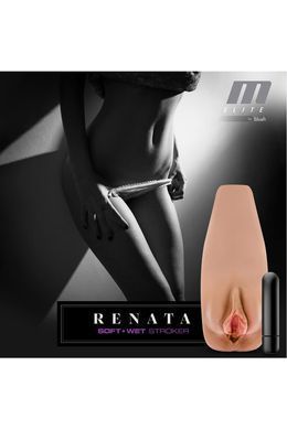 Мастурбатор в колбе M ELITE SOFT AND WET RENATA TAN