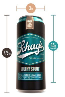 Самозмащувальний мастурбатор Blush Schag's Sultry Stout у вигляді банки пива