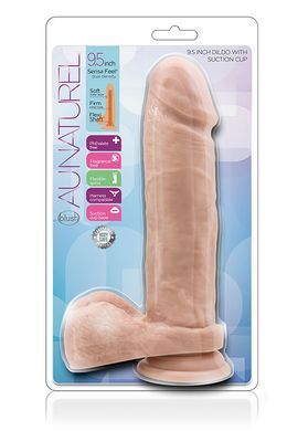 Фаллоимитатор с присоской AU NATUREL 9.5INCH DILDO VANILLA