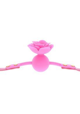 Кляп силіконовий Трояндочка Taboom Malibu Rose Ball Gag, рожевий