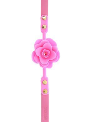 Кляп силіконовий Трояндочка Taboom Malibu Rose Ball Gag, рожевий