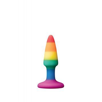 Анальна пробка DREAM TOYS COLOURFUL LOVE RAINBOW ANAL PLUG MINI