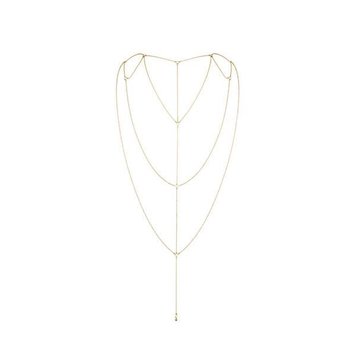 Ланцюжок для спини Bijoux Indiscrets Magnifique Back and Cleavage Chain - Gold, прикраса для тіла, Золотистый