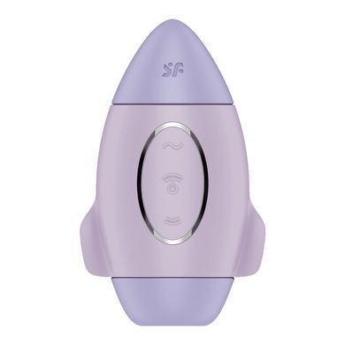 Вакуумний стимулятор з вібрацією Satisfyer Mission Control Violet, 2 незалежні мотори