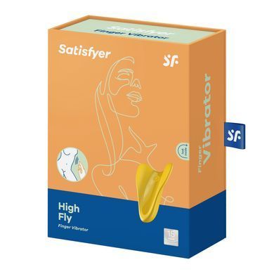 Вибратор на палец Satisfyer High Fly Yellow, Жовтий