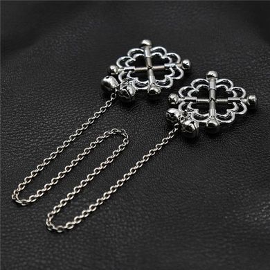 F61312 затискачі на соски гвинтові у формі квітки Loveshop Erotic Flower