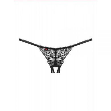 Трусики Obsessive Chiccanta crotchless panties black S / M