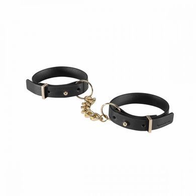 Наручники з екошкіри Bijoux Indiscrets Maze &ndash; Thin Handcuffs Black