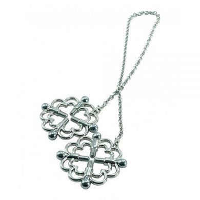 F61312 затискачі на соски гвинтові у формі квітки Loveshop Erotic Flower