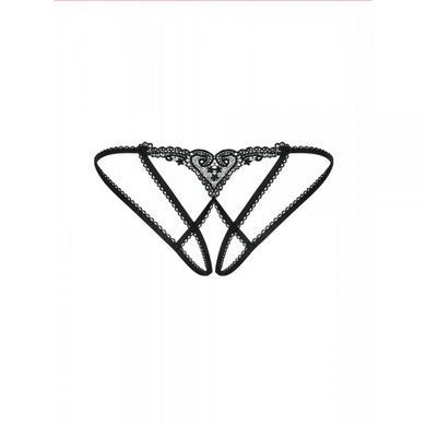 Трусики Obsessive Chiccanta crotchless panties black S / M