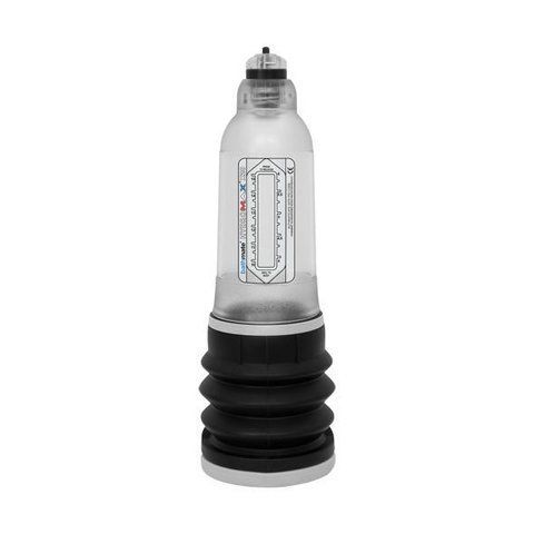 Гидропомпа Bathmate Hydromax 5 Clear (X20), для члена длиной от 7,5 до 12,5см, диаметр до 4,5см, Прозрачный
