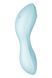 Вакуумний смарт-стимулятор із вібрацією Satisfyer Curvy Trinity 5 (Blue), керування зі смартфона
