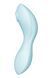 Вакуумний смарт-стимулятор із вібрацією Satisfyer Curvy Trinity 5 (Blue), керування зі смартфона