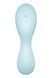 Вакуумний смарт-стимулятор із вібрацією Satisfyer Curvy Trinity 5 (Blue), керування зі смартфона
