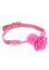 Кляп силіконовий Трояндочка Taboom Malibu Rose Ball Gag, рожевий