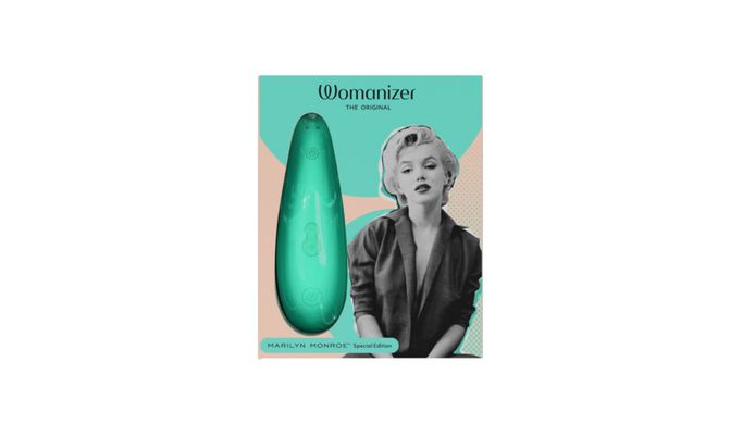 Вакуумний стимулятор клітора Womanizer Marilyn Monroe Mint