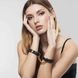 Наручники з екошкіри Bijoux Indiscrets Maze &ndash; Thin Handcuffs Black