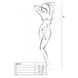 Бодистокинг с доступом к интимным местам Passion BS078 white