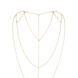 Цепочка для спины Bijoux Indiscrets Magnifique Back and Cleavage Chain - Gold, украшение для тела, Золотистый