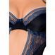 Корсет с пажами GISELE CORSET black S/M &mdash; Passion Exclusive, трусики, Черный