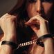 Наручники з екошкіри Bijoux Indiscrets Maze &ndash; Thin Handcuffs Black