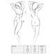Комплект белья BRIDA SET OpenBra black L/XL - Passion Exclusive: трусики-танга, пояс, открытый лиф, Черный
