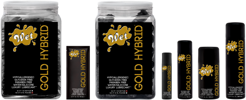WT43074 Лубрикант&nbsp;водно-силиконовый&nbsp;гибрид&nbsp;Wet&nbsp;Gold&nbsp;Hybrid&nbsp;148&nbsp;мл