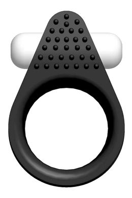 Ерекційне кільце LIT-UP SILICONE STIMU RING 1, BLACK