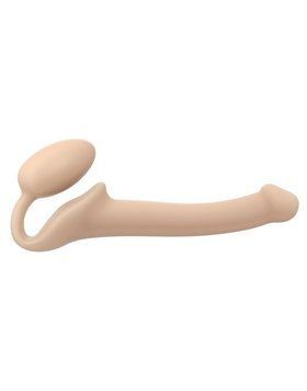 Безремневой страпон Strap-On-Me Flesh S, полностью регулируемый, диаметр 2,7см, Телесный