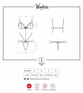 Боди&nbsp;Obsessive Wonderia&nbsp;S/M