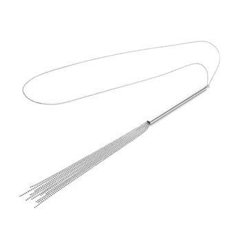 Цепочка плеть на шею Bijoux Indiscrets MAGNIFIQUE Necklace Whip - Gold, украшение для тела