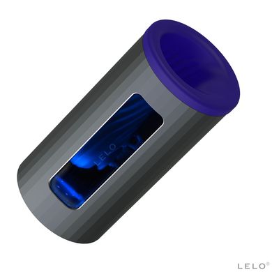 Смарт мастурбатор LELO F1S V2 Blue, вібрації, технологія SENSONIC, гра в застосунку